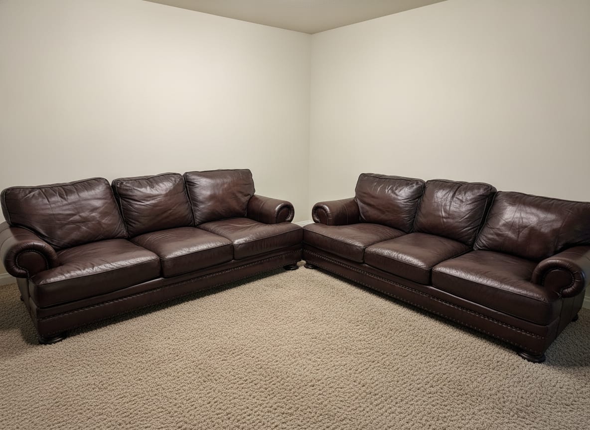 Bernhardt sofa from the side